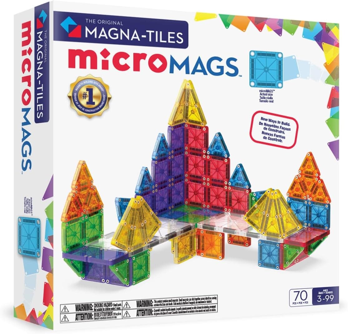 MAGNA-TILES microMAGS, 70 pc