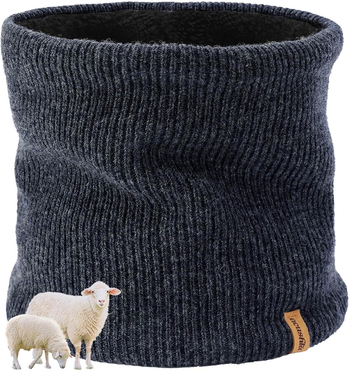 Merino Fleece-Lined Neck Gaiter