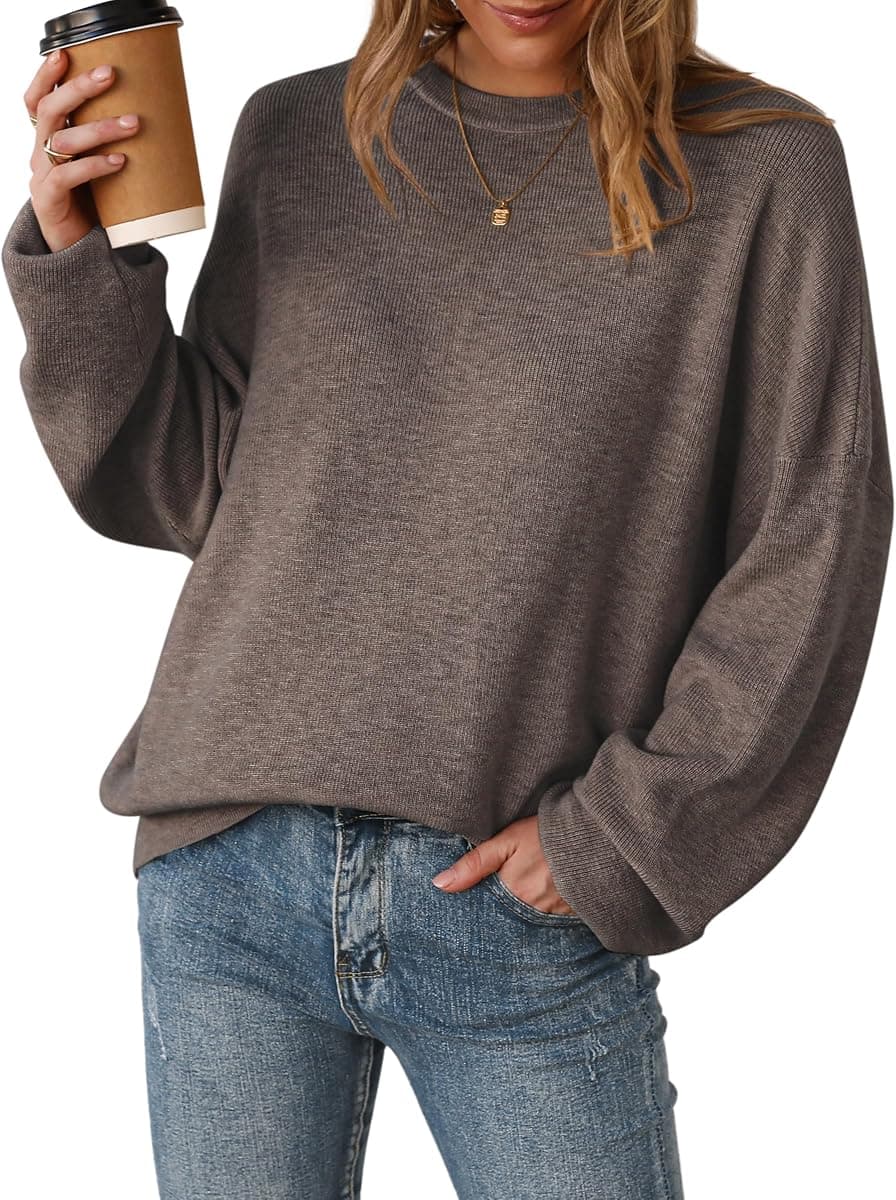 Wool-Blend Oversized Sweater